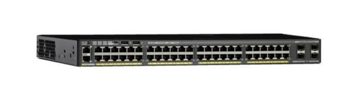 Cisco Ws-C2960X-48Fps-L Catalyst Managed L2 - L3 Gigabit Ethernet Power Over (POE) Black Network Switch-(WS-C2960X-48FPS-L)