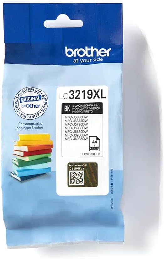 Brother Lc-3219Xlbk Ink Cartridge Black, 3K Pages Isoiec 24711 For Brother Mfc-J 5330-(LC3219XLBK)