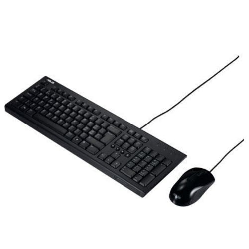 ASUS U2000 Wired Keyboard And Mouse Desktop Kit USB 1000 DPI Multimedia-(90-XB1000KM00100)
