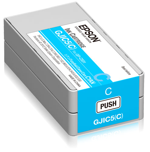Epson C13S020564 Gjic5(C) Ink Cartridge Cyan, Content 32,5 Ml For Gp-C 831-(C13S020564)