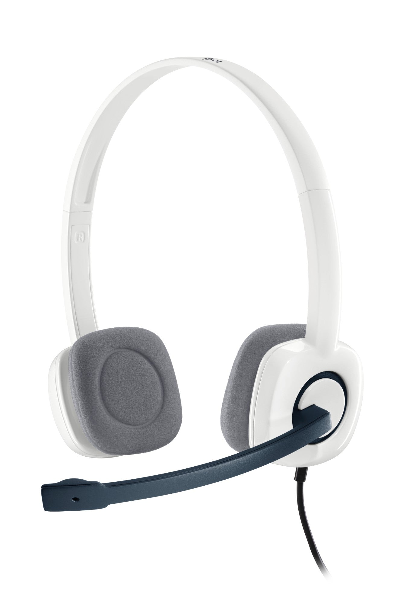 Logitech H150 Stereo Headset Wired Head-Band Officecall Center White-(981-000350)