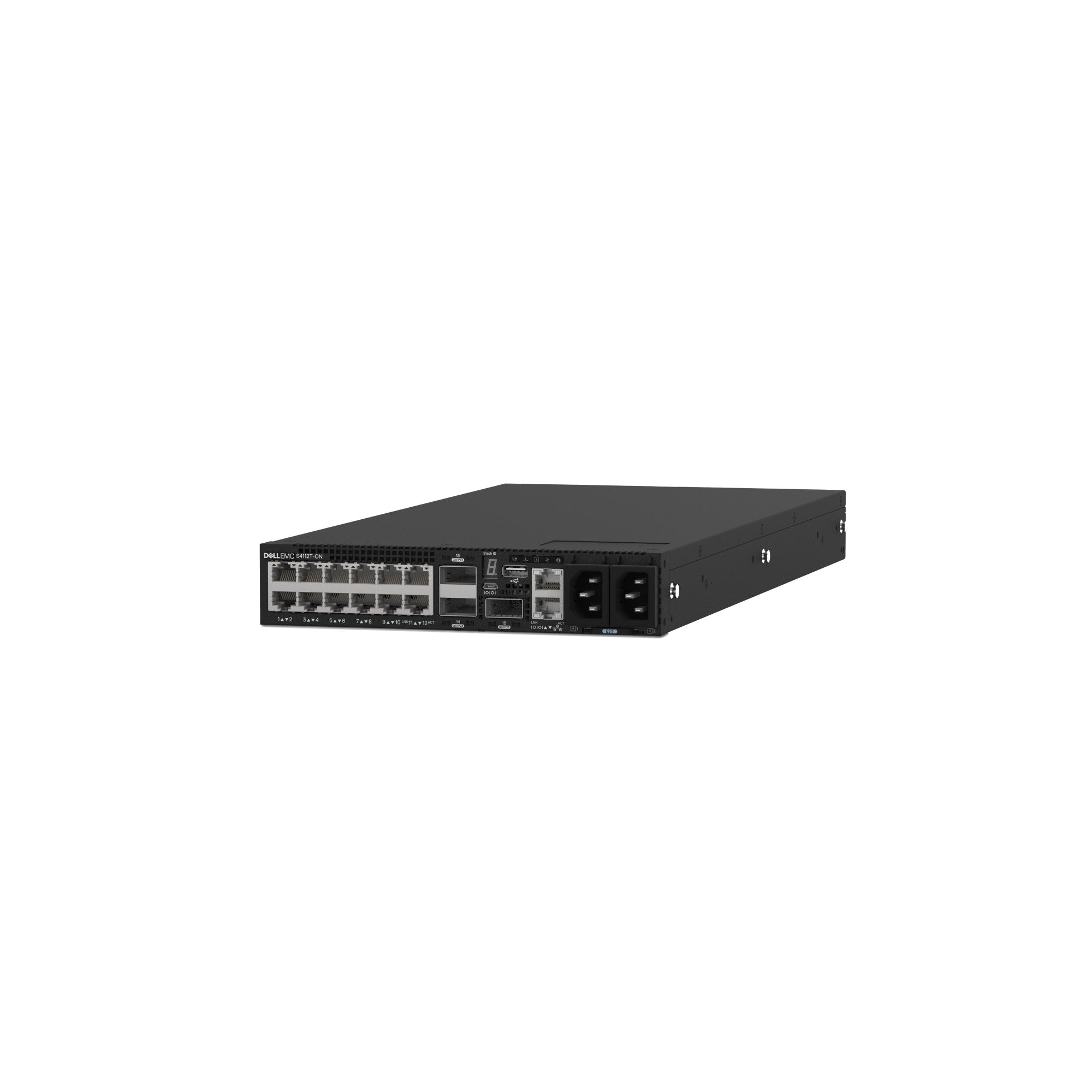 Dell S-Series S4112T-On Managed L2L3 10G Ethernet (100100010000) Black-(210-AOYW)