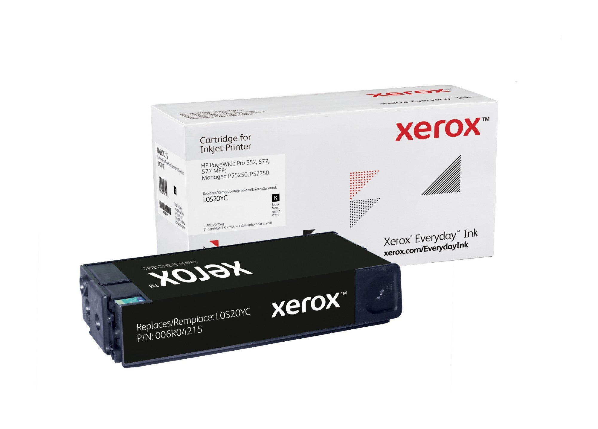 Xerox 006R04215 Ink Cartridge Black, 21K Pages (Replaces HP 976Yc) For HP Pagewide P 55250-(006R04215)