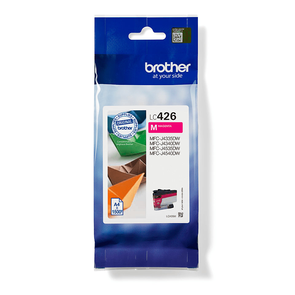 Brother Lc-426M Ink Cartridge Magenta, 1.5K Pages Isoiec 19752 For Brother Mfc-J 4335-(LC426M)