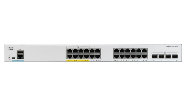 Cisco Catalyst C1000-24T-4G-L Network Switch Managed L2 Gigabit Ethernet (101001000) Grey-(C1000-24T-4G-L)