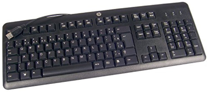 HP 672647-143 Keyboard USB Turkish Black-(672647-143)