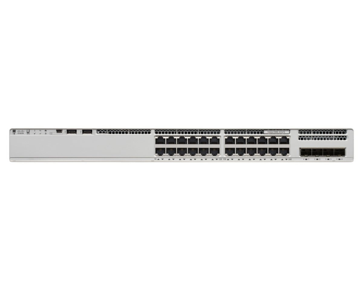Cisco Catalyst 9200L Unmanaged L3 Gigabit Ethernet (101001000) Grey-(C9200L-24T-4G-E)