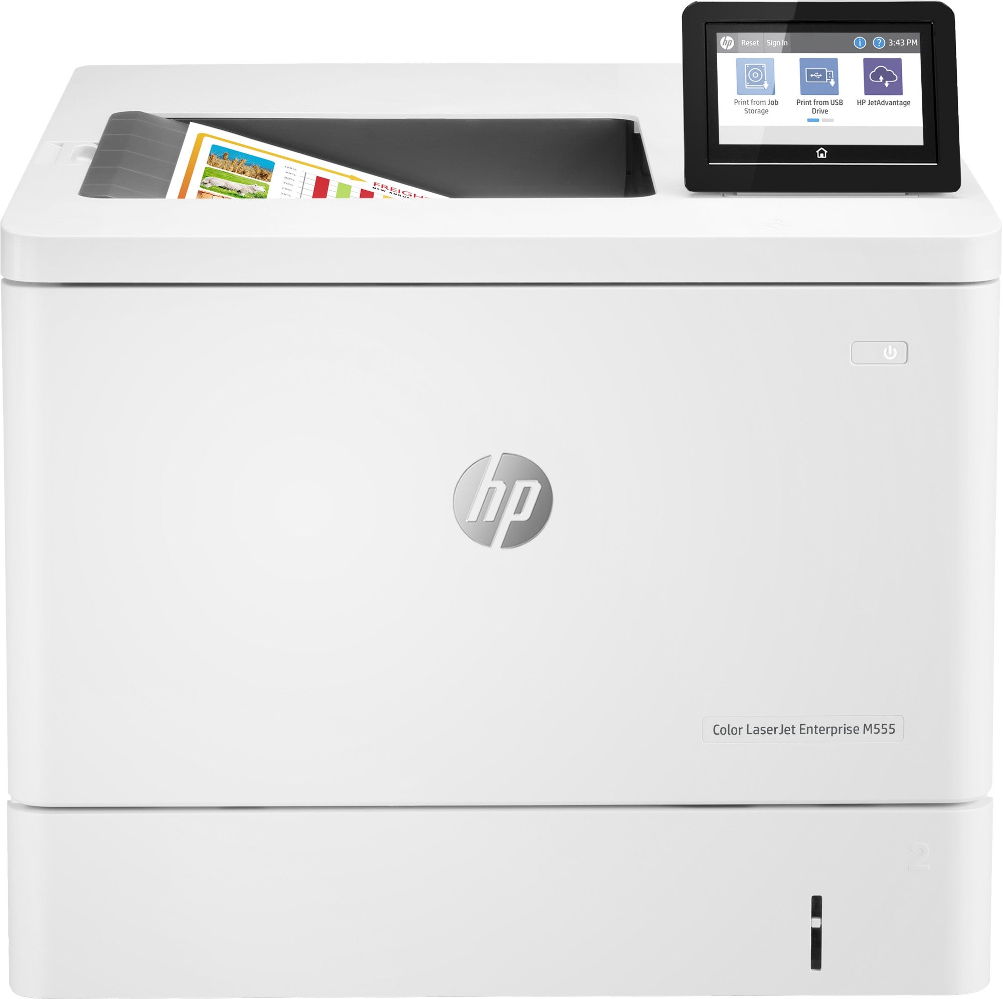 HP Color Laserjet Enterprise M555Dn, Print, Roam; Two-Sided Printing; Energy Efficient; Strong Security-(7ZU78A#B19)