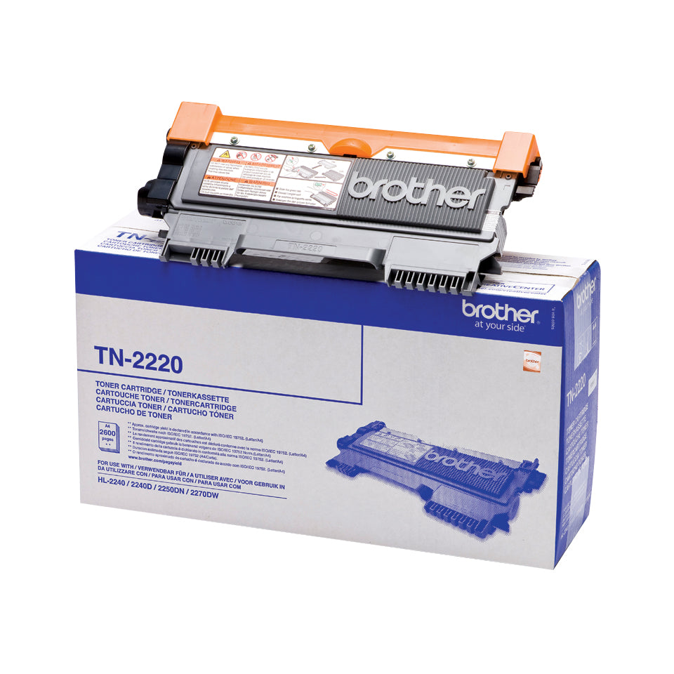 Brother Tn-2220 Toner-Kit, 2.6K Pages Isoiec 19752 For Brother Fax 2840Hl-2240-(TN2220)