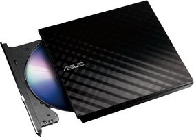 ASUS Sdrw-08D2S-U Lite External Slim USB DVD Writer (8X DVD+-R, 6X DVD+-R Dl, 5X DVD-RAM, USB 2.0) Inc. Cyberlink Power2Go-(SDRW-08D2S-U LITE/BLK/G/AS)