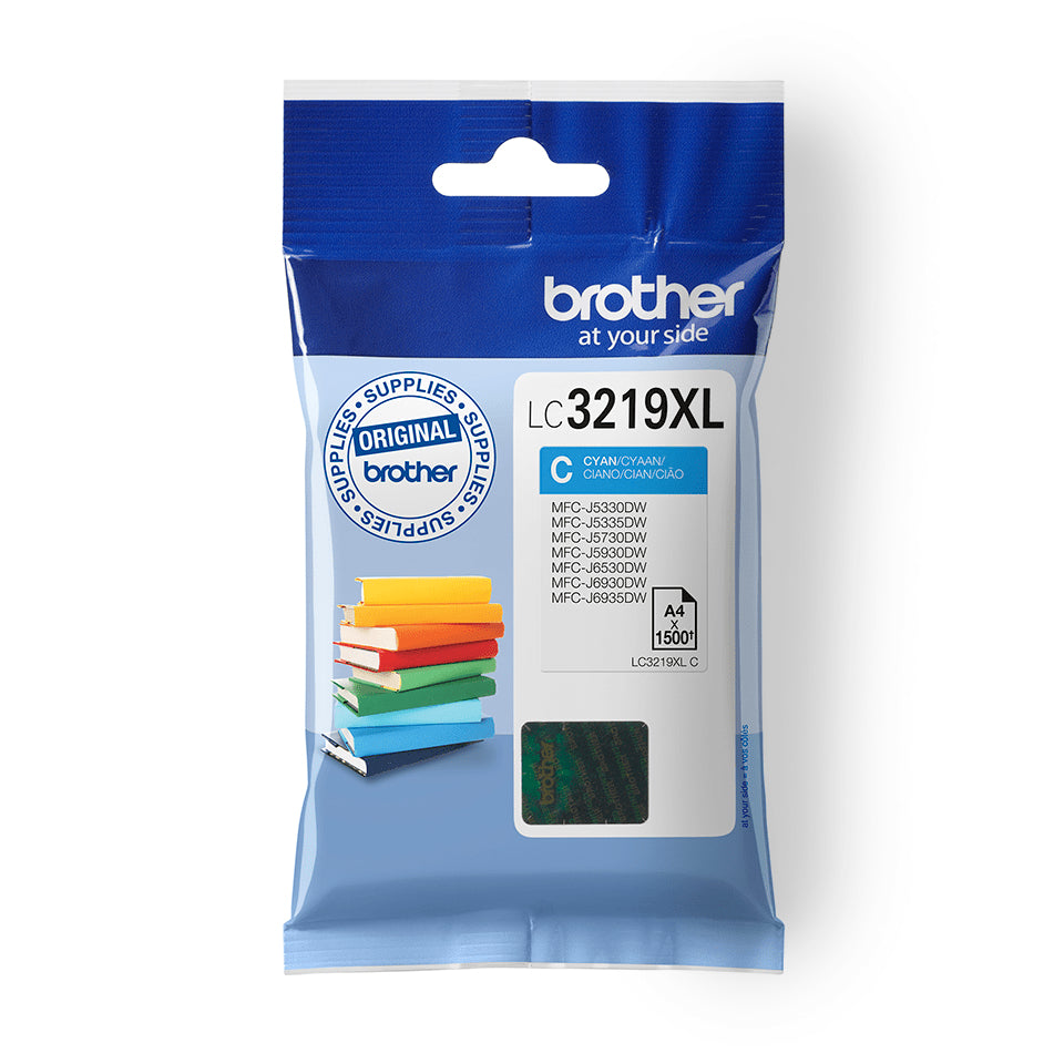 Brother Lc-3219Xlc Ink Cartridge Cyan, 1.5K Pages Isoiec 24711 12,4Ml For Brother Mfc-J 5330-(LC3219XLC)