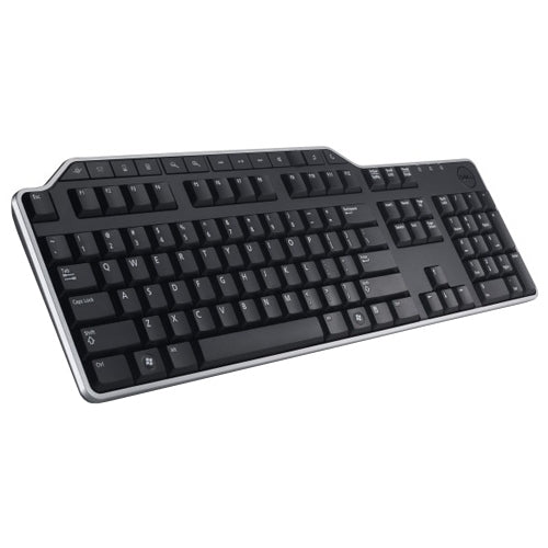 Dell Kb522 Keyboard USB QWERTY English Black, Silver-(KB522-BK-UK)