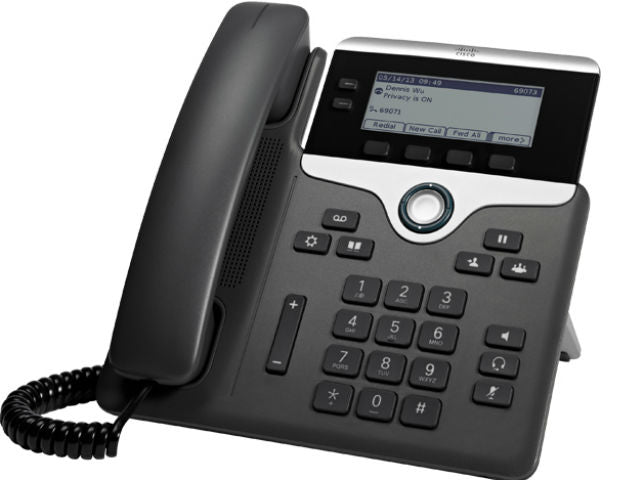 Cisco 7811 IP Phone Black, Silver 1 Lines LED-(CP-7811-3PCC-K9=)