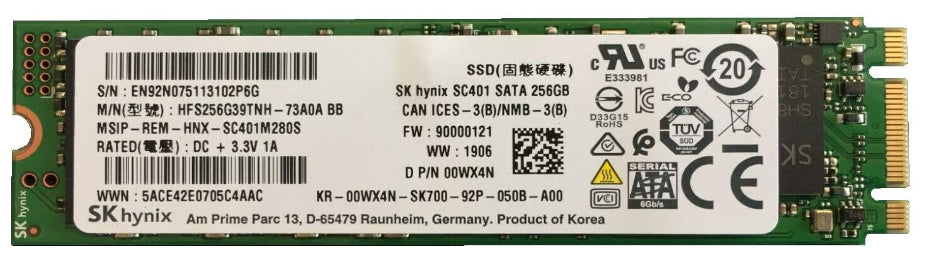Dell 0Wx4N Internal Solid State Drive 256 Gb Serial ATA Iii-(0WX4N)