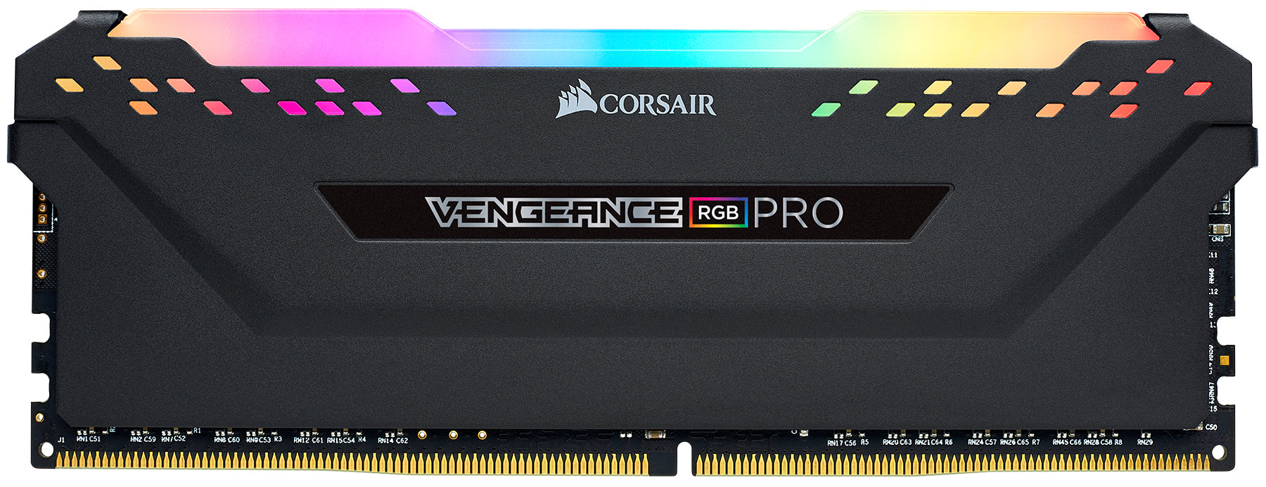 Corsair Vengeance Rgb Pro 32Gb Memory Kit (4 X 8Gb) DDR4 3600Mhz (Pc4-28800) Cl16 Xmp 2.0 Black-(CMW32GX4M4D3600C16)